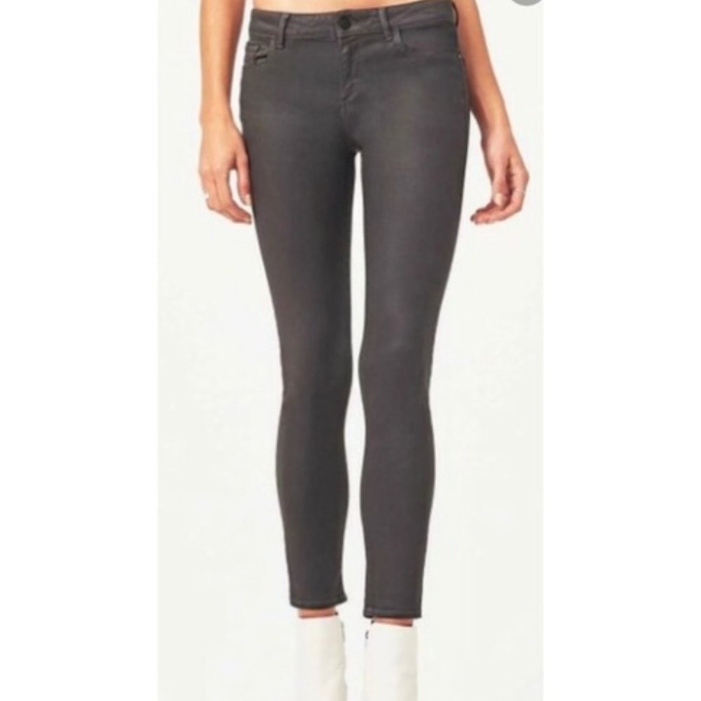 DL 1961 EMMA Power Legging Pewter Coated Size 28